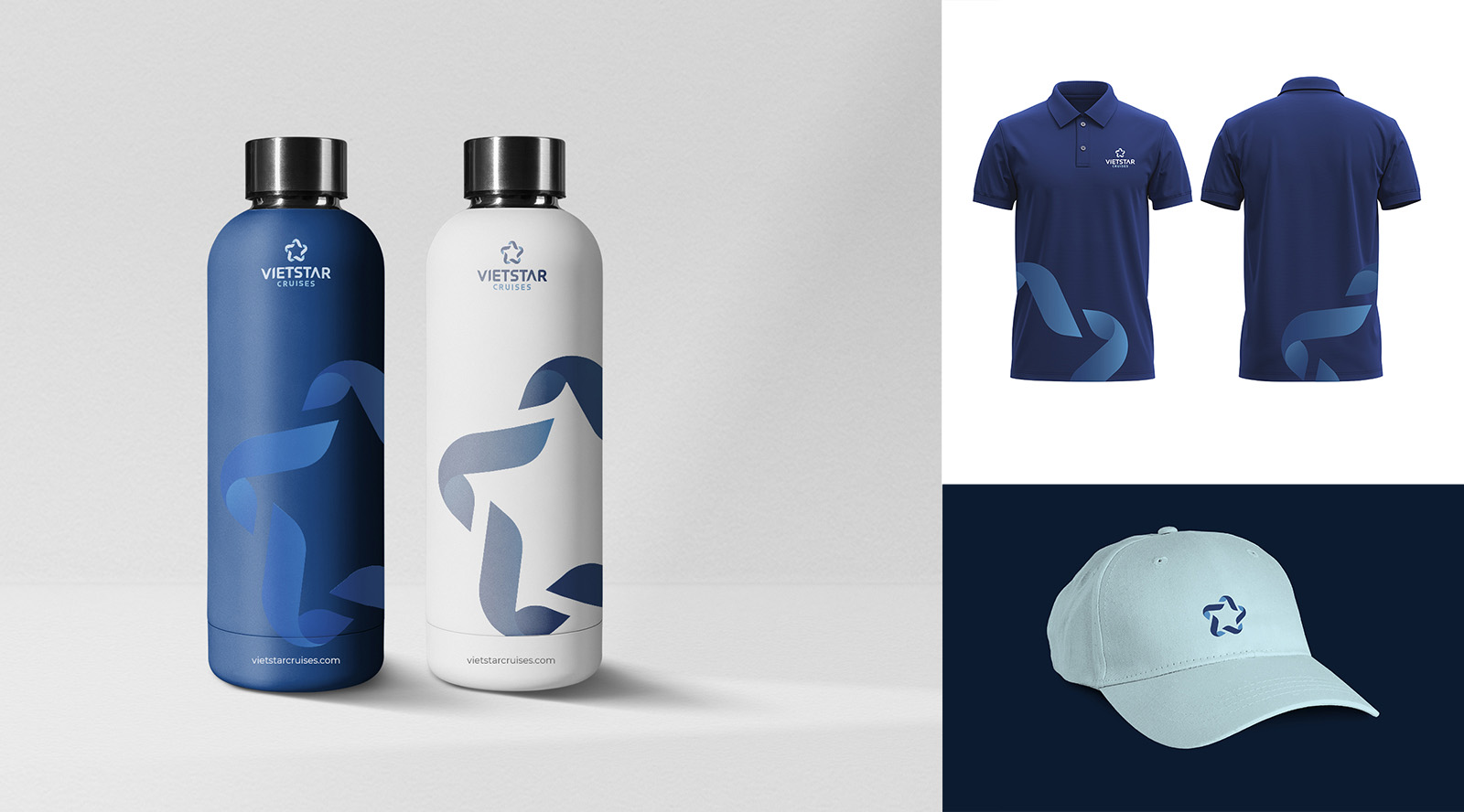 Sport bottle mockup psd in stainless steel in minimal design
